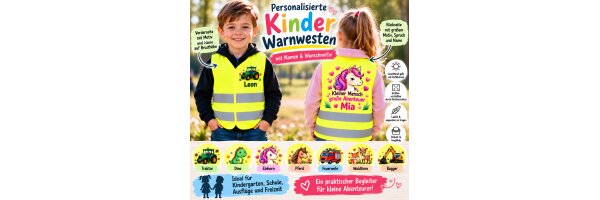 Warnwesten bedruckt