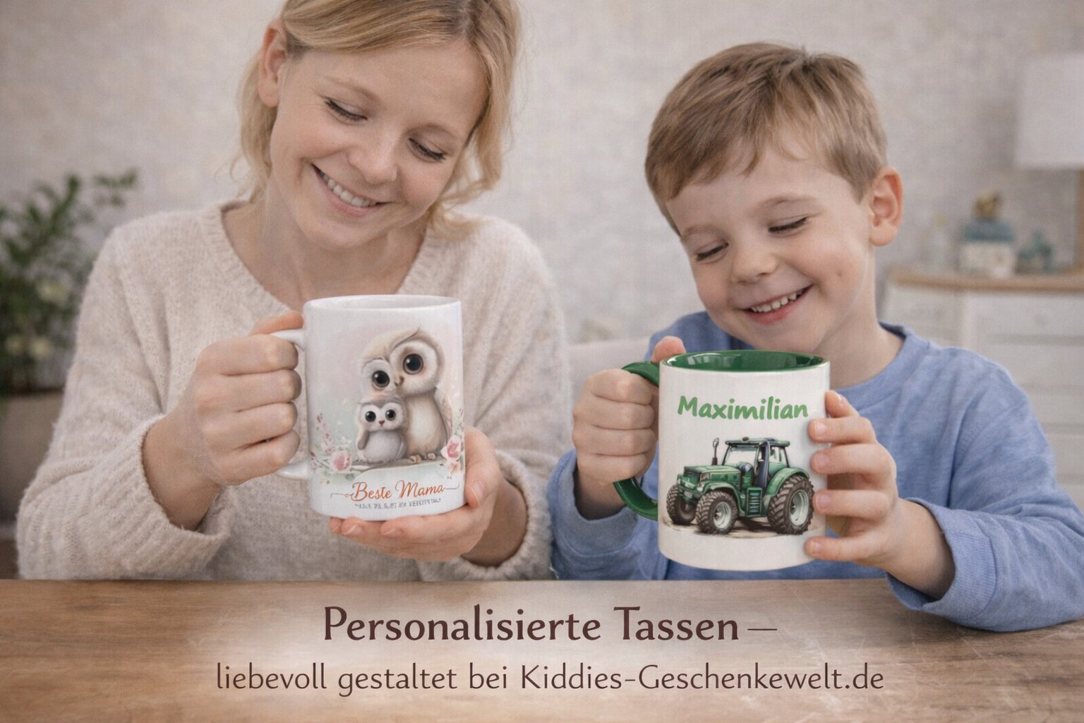 Tassen mit Namen