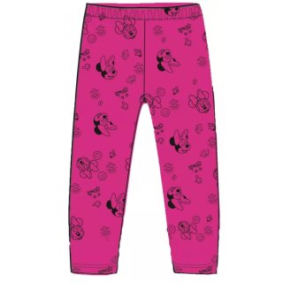 Disney Baby Minnie Thermo Leggings gefüttert Köpfe Pink schwarz 86