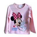 Disney Minnie Mouse Babyshirt Sweatshirt rosa Minnie Maus...