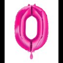 Ballon XL - Zahl 0 - Pink