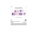 Ballon - Schriftzug - Happy Birthday - Trendy