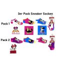 Disney Minnie Mouse Kinder Sneaker Socken 3er Pack