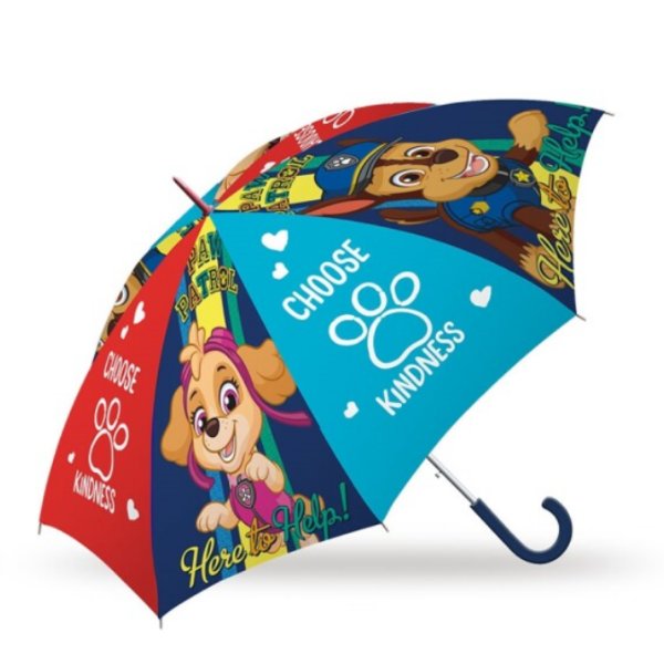 Marshall und Rubble Kinder Taschen-Regenschirm Blau Paw Patrol Chase 