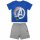 Avengers Sommer-Set T-Shirt und Shorts blau/grau