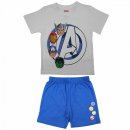 Avengers Sommer-Set T-Shirt und Shorts grau/blau