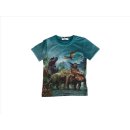 S&amp;C Jungen T-Shirt t&uuml;rkis mit Dino-Motiv H203