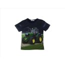 S&amp;C Jungen T-Shirt dunkelblau mit Traktor-Motiv John...