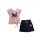 Squared & Cubed Sommerset Rock und T-Shirt Horse Girl rosa T296
