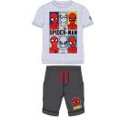 Jungen Sommer-Set Spiderman T-Shirt und Shorts grau