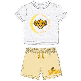 Disney Baby Lion King Sommerset 2-Teiler Shorts und T-Shirt Simba grau