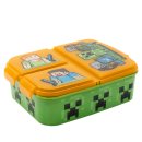 Minecraft Brotdose Lunchbox mit 3 Fächern