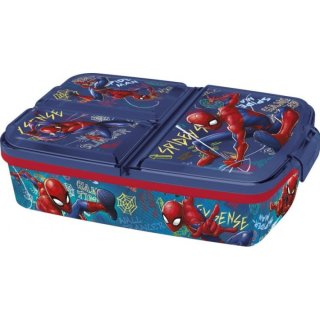 Spiderman Brotdose Lunchbox mit 3 F&auml;chern