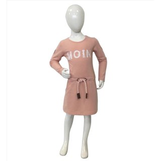 Squared & Cubed Langarm Kleid MOIN T305 rosa
