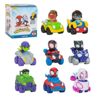 Marvel Spidey and His Amazing Friends Überraschnungsbox mit Fahrzeug