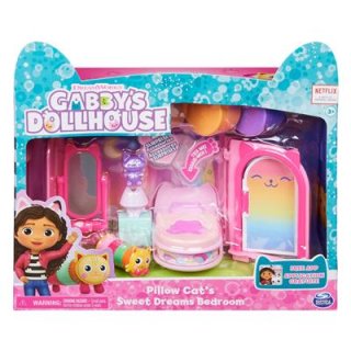 Gabbys Dollhouse Purrfect Puppenhaus Schlafzimmer mit Kuschelkatze Erweiterung