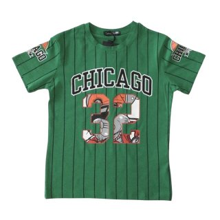 S&C Jungen T-Shirt Chicago grün  P159