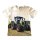 S&C Jungen T-Shirt beige mit Traktor-Motiv Claas H310