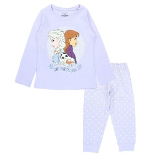 Disney Frozen Kinder Schlafanzug Pyjama flieder