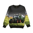 S&C Jungen Sweatshirt mit Traktor Motiv  dunkelgrau H368