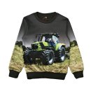 S&C Jungen Sweatshirt mit Traktor Motiv  dunkelgrau H366