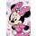 Disney Minnie Flowers Mikroflanell Decke 100x150cm