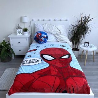 Marvel Spiderman Star Mikroflanell Decke 100x150cm
