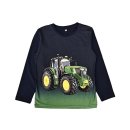 S&C Jungen Langarmshirt mit Traktor Motiv dunkelblau...