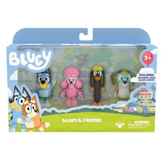 Bluey - Bluey und Ihre Freunde - Spielfiguren Sortiment