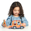 Bluey Heeler-Familienwagen mit Allradantrieb - Spielset mit Spielfigur