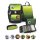 Belmil Comfy Plus Premium Schulranzen Set 5-teilig Black Green