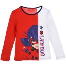 Mädchen Langarm-Shirt Miraculous Ladybug Weiß/Rot