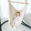 Schmusewolke Baby Federwiege Bio Babyhängematte Babywiege mit Sitzfunktion