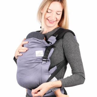 Schmusewolke Babytrage Comfort Maxi FullBuckle Baby Bauchtrage Uni Farbauswahl
