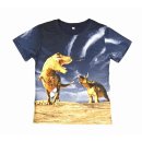 S&C Jungen T-Shirt  mit Dino-Motiv blau H433