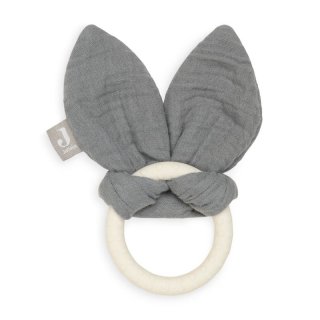 Jollein Beißring Silikon Bunny Ears Storm Grey