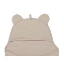 Jollein Einschlagdecke für Babyschale Basic Stripe - Nougat Puckdecke