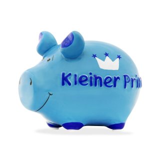 KCG Best of Sparschwein - Kleiner Prinz - Keramik handbemalt Spardose Geburt
