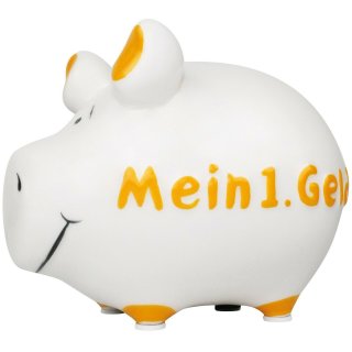KCG Best of Sparschwein - Mein 1. Geld - Keramik handbemalt Spardose Geburt