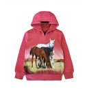 S&C Kinder Hoodie mit Pferde-Motiv Pferdeparadies F117