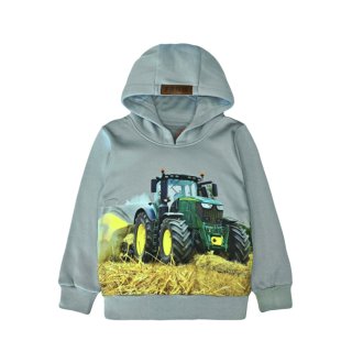 S&C Kinder Hoodie mit Traktor-Motiv John Deere H457 Kapuzen-Pullover