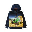 S&C Kinder-Sweatjacke mit Traktor-Motiv John Deere...