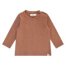 A TINY STORY Baby-Langarmshirt Mocha – Weiches...