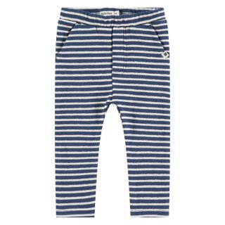 Babyface Baby Jungen Streifen-Sweatpants in Blau und Weiß – Bequem und modisch