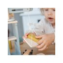Label Label Baustelle mit Kran – FSC-zertifiziertes Holzspielzeug für Kinder ab 3 Jahren