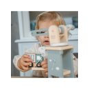 Label Label Baustelle mit Kran – FSC-zertifiziertes Holzspielzeug für Kinder ab 3 Jahren