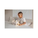 Tryco Arche Noah aus Holz – Personalisiert mit Namen zur Taufe mit Vinyl-Folie (schwarz)