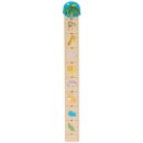 Bieco Messlatte Zoo– Holz Messlatte für Kinder, 65 cm bis 150 cm, Wanddekoration