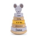 Trixie Holz Stapelturm - Mrs. Mouse  - Personalisiertes...