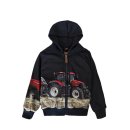 S&C Kinder Sweatjacke mit Kapuze - Roter Traktor im...